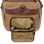 Campaign Waxed Canvas Large Duffle Bag - Smoke/Broke