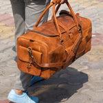 The Mahi Leather Duffle Bag- Travel Bags For Men