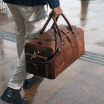 The Hendrix Leather Duffle Bag-Travel Bags For Men