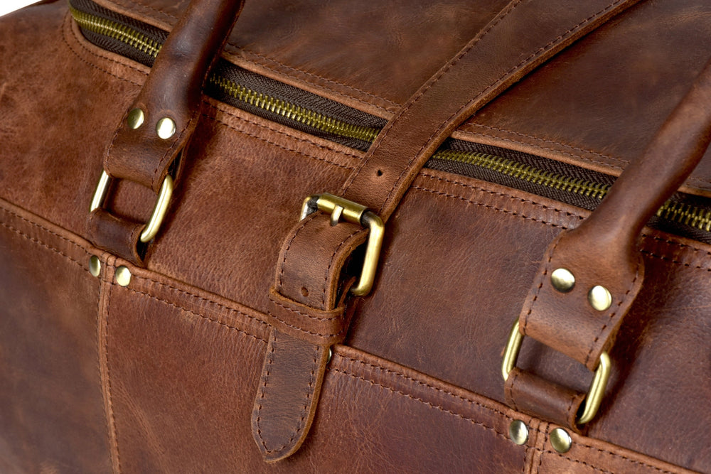 The Hendrix Leather Duffle Bag-Travel Bags For Men