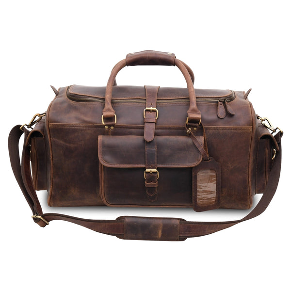 The Floyd Leather Duffle Bag- Bags For Men