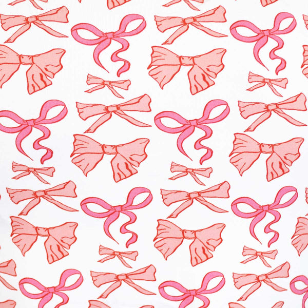 Sutton Bow Sleep Pants White/Pink