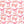 Sutton Bow Sleep Shorts White/Pink