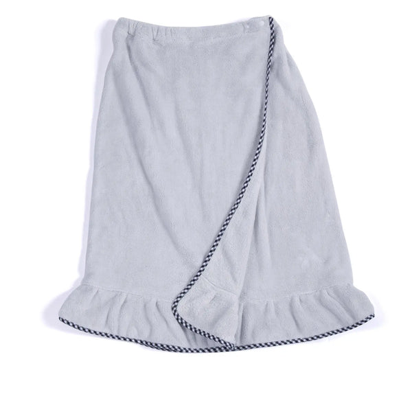 Lana Bath Wrap, Grey