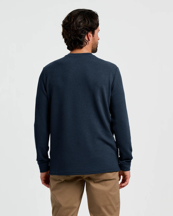 Men's Waffle Crew: Deep Navy
