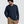 Men's Waffle Long Sleeve Henley: Deep Navy