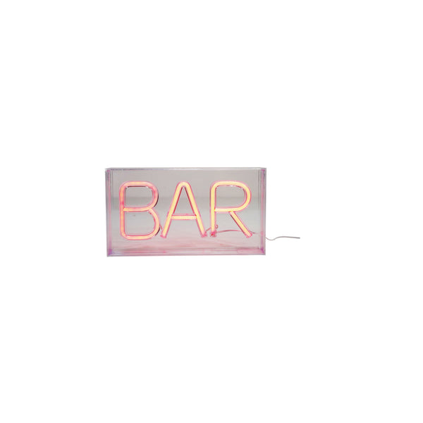 Plastic LED Neon Light with USB Cord "BAR"