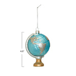 Hand-Painted Glass Globe Ornament