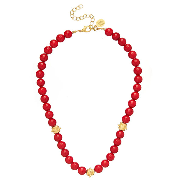 Bailey Necklace - Red