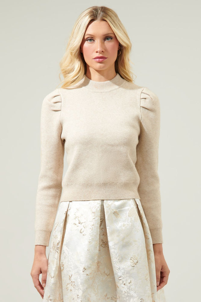 Miranda Solid Cropped Sweater