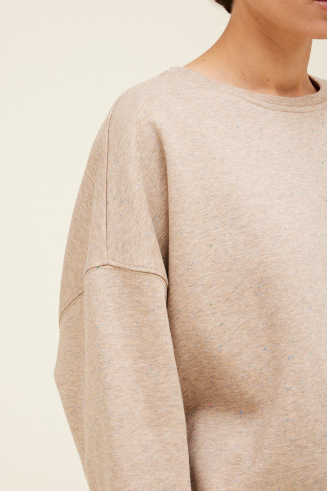 SPECKLED PULLOVER