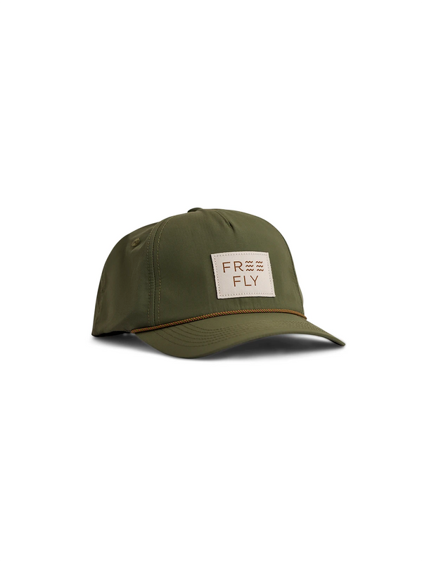 Wave 5-Panel Hat: Dark Olive