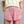 Pink Textured Drawstring Lounge Shorts