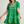 Kelly Green Babydoll Mini Dress