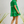 Kelly Green Babydoll Mini Dress