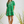 Kelly Green Babydoll Mini Dress