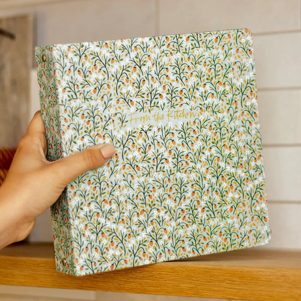 Strawberry Meadow Petite Recipe Binder