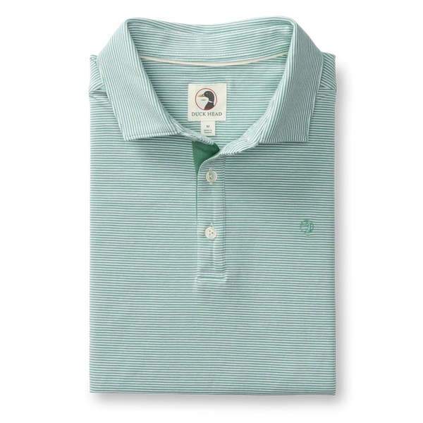 Hanover Pima Cotton Jersey Polo - Aspen Green