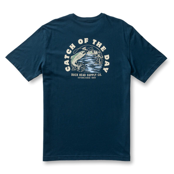 Catch Of The Day T-Shirt - Mallard Blue