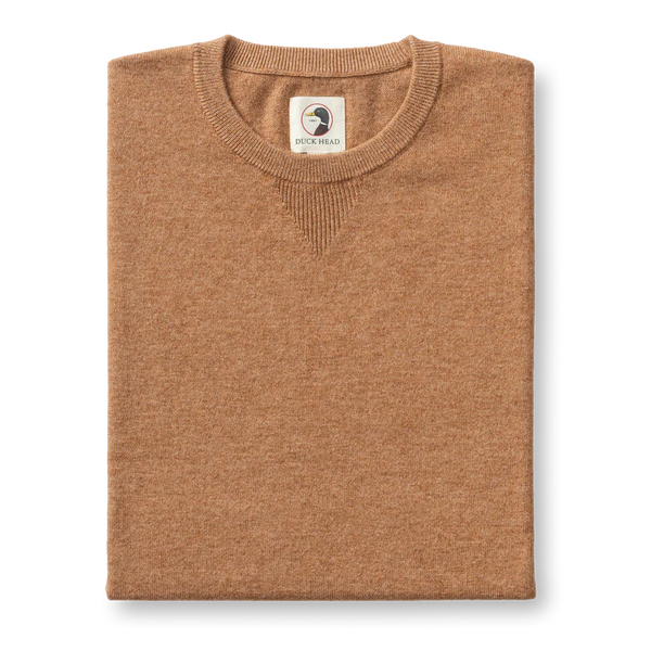 Henson Jersey Crewneck Sweater - Clay Heather