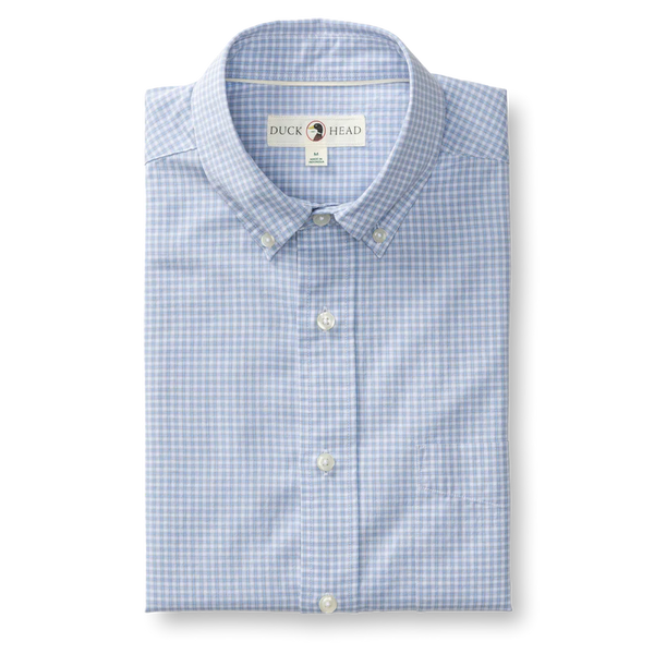 Cotton Cashmere Poplin Sport Shirt - Serenity Blue