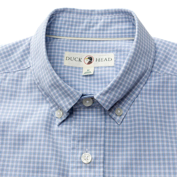 Cotton Cashmere Poplin Sport Shirt - Serenity Blue