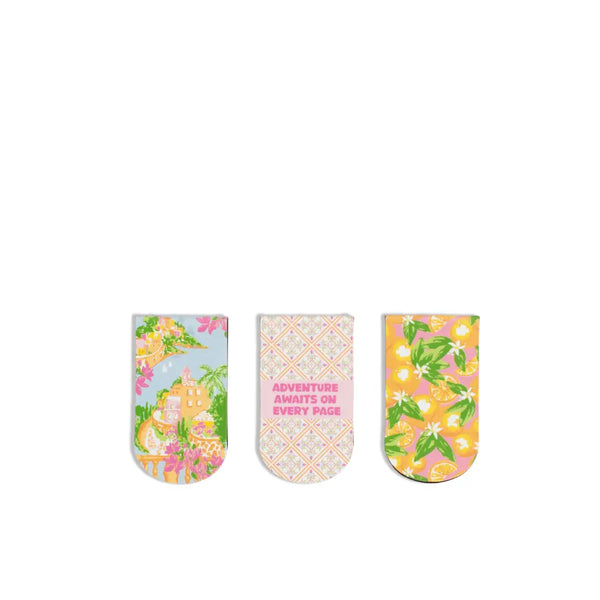 Adventure Awaits Magnetic Bookmark Multi 2.5x4.5 Set of 3