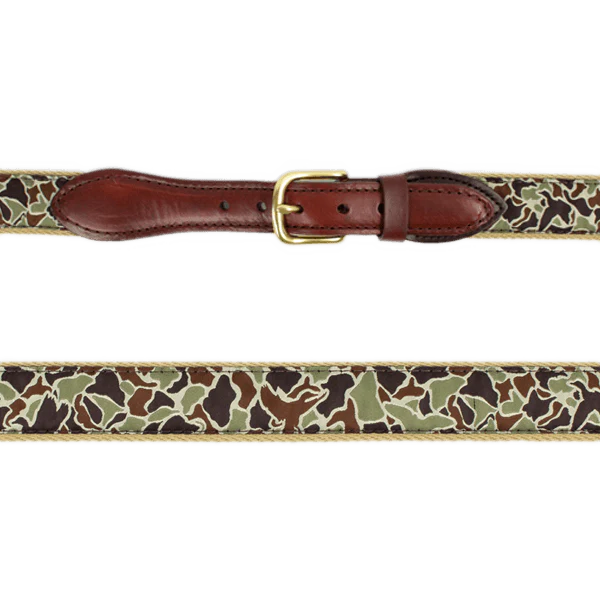 DUCK CAMO RIBBON BELT