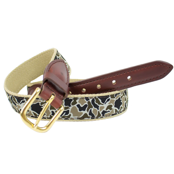DUCK CAMO RIBBON BELT