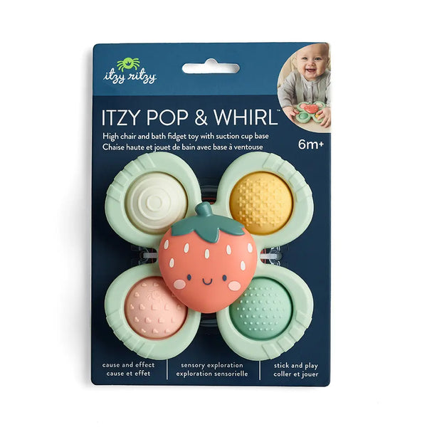 Itzy Pop & Whirl™ - Bath + Travel Toy - Strawberry
