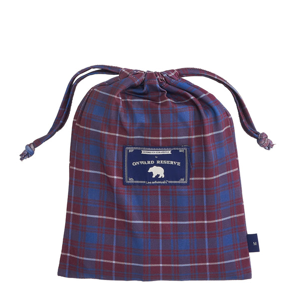 Dutton Plaid Performance Boxers - Zinfandel