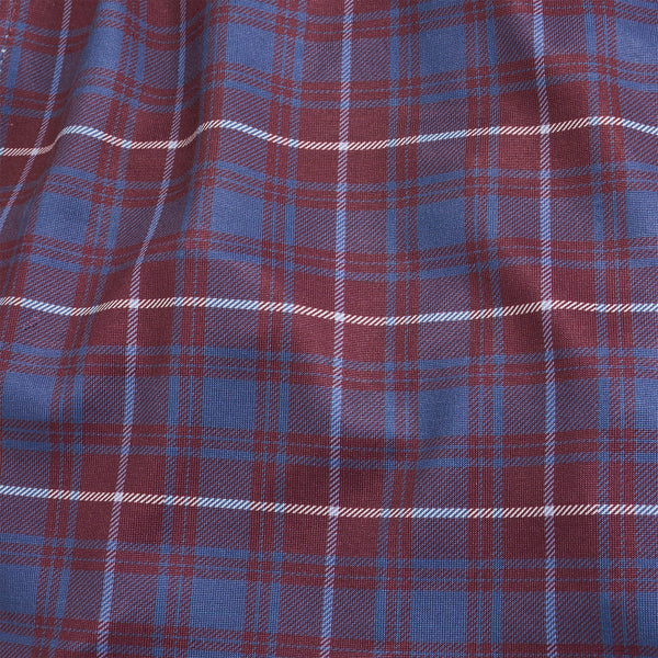 Dutton Plaid Performance Boxers - Zinfandel