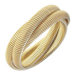 Florence Interlocking 3-Row Watchband Bangle