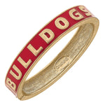 Georgia Bulldogs Enamel Hinge Bangle (Red)