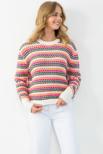 Multi Color Knit Sweater