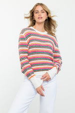 Multi Color Knit Sweater