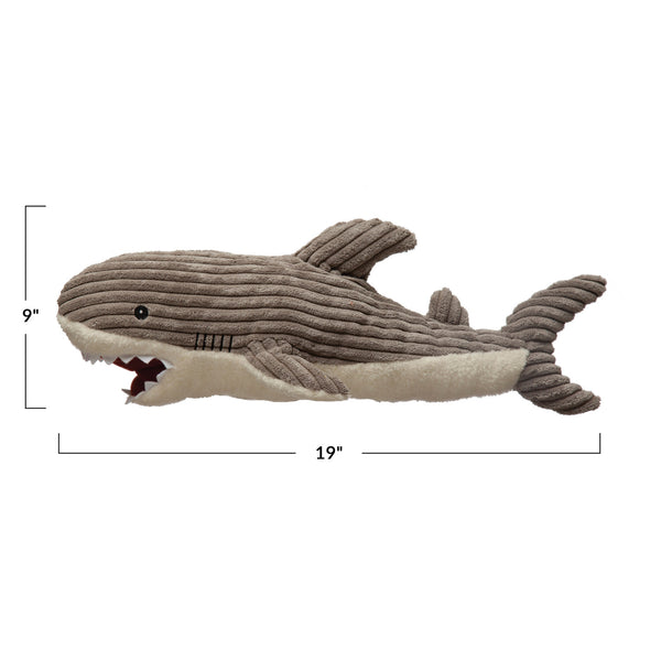Plush Corduroy Shark