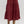 Burgundy Pleated Tiered Midi Skirt