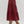 Burgundy Pleated Tiered Midi Skirt