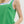 Green Square Neck Sleeveless Shift Mini Dress