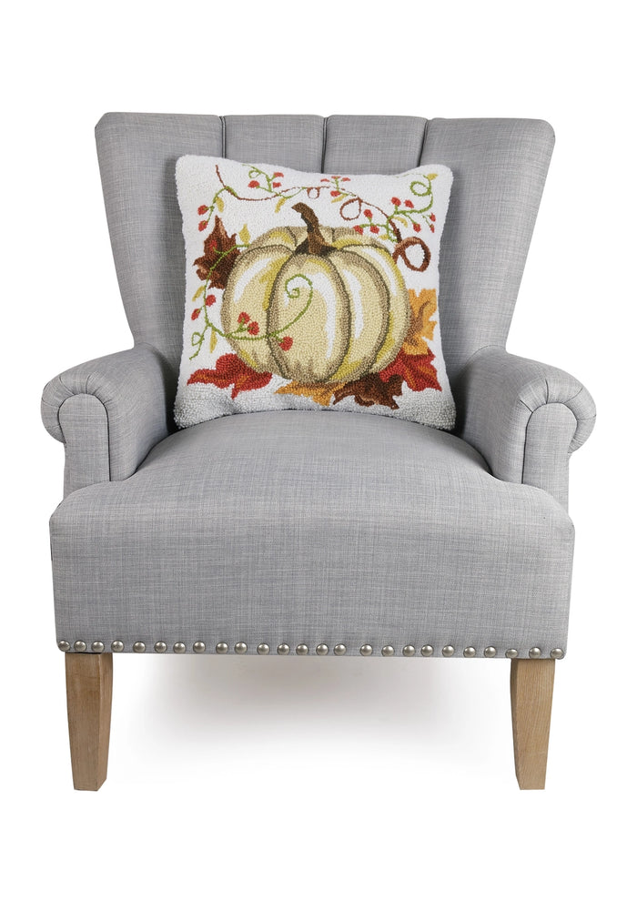 Cream Harvest Pumpkin Hook Pillow