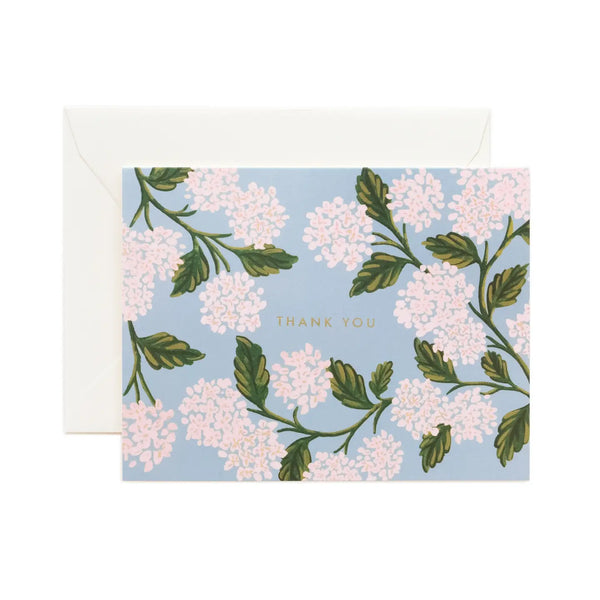 Boxed Set of Hydrangea Thank You Cards