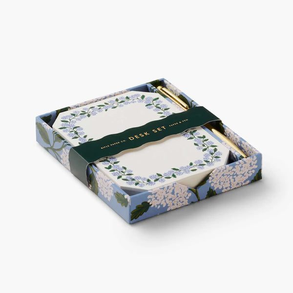 Hydrangea Note Writing Set