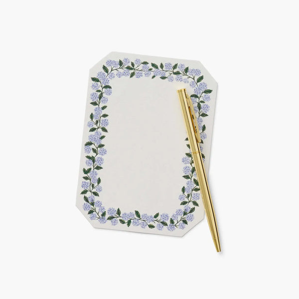 Hydrangea Note Writing Set