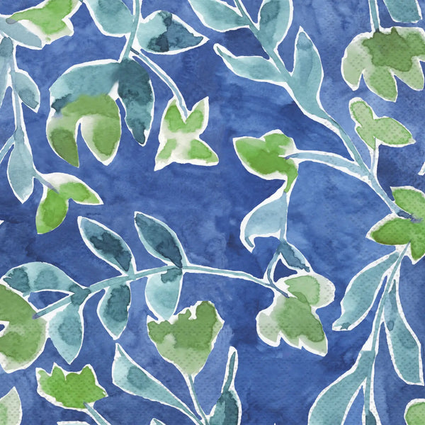 Paper Cocktail Napkins 20 Ct Azure & Ivy Blue