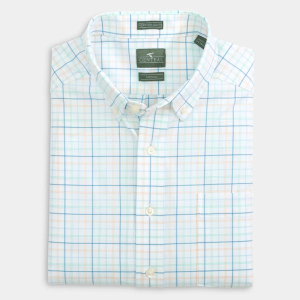 Hollows Performance Sport Shirt - Nantucket Breeze Plaid