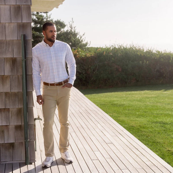 Hollows Performance Sport Shirt - Nantucket Breeze Plaid