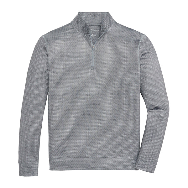 Vintage G Printed Performance 1/4 Zip - Mirage Grey
