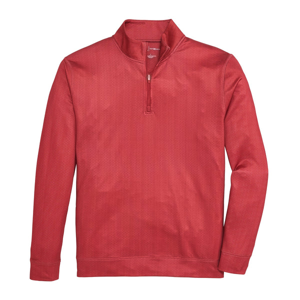 Vintage G Printed Performance 1/4 Zip - Red