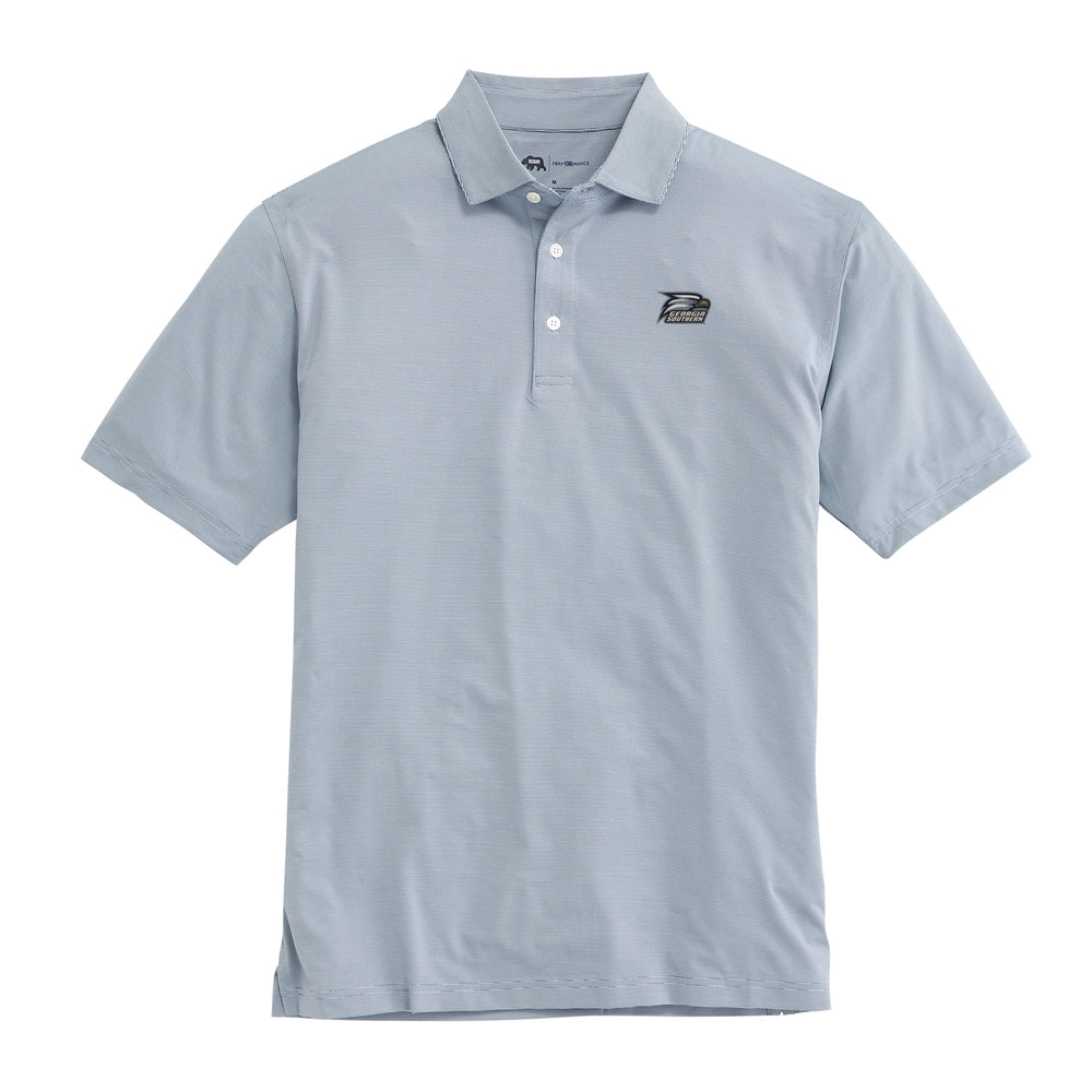 Hairline Stripe Georgia Southern Polo: Navy